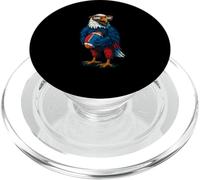 Funny America Game Day Football Shirt Retro Sports Fans PopSockets PopGrip for MagSafe