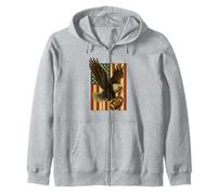 Funny America Game Day Football Shirt Retro Sports Fans Zip Hoodie