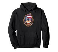 Funny American Beast Gorilla Fitness Gym Influencer Pullover Hoodie