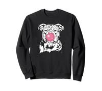 Funny American Bully Portrait dogs mom Bulldog dog Sweatshirt