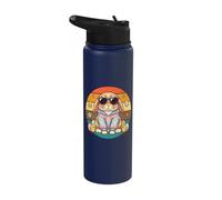 Funny American Fuzzy Lop Easter Rabbit Bunny Design Tee Stainless Steel Insulated Water Bottle