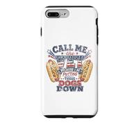 Funny American Patriotic Hot Dog Design- Call Me The Vet Case for iPhone 7 Plus/8 Plus