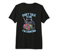 Funny Amigurumi Maker Yarn Crafter Feline Pun for Women Premium T-Shirt