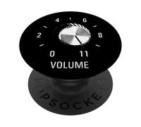 Funny Amplifier Volume Knob 11 Music Loud Sound Design PopSockets Adhesive PopGrip