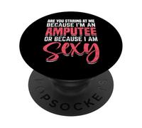 Funny Amputee Limb Loss and Limb Difference Awareness PopSockets Adhesive PopGrip