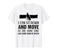 Funny Amputee People in Wheelchair Handicap Person Disabled T-Shirt