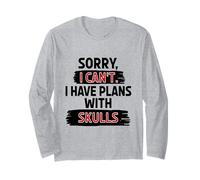 Funny Anatomy and Forensic Science Lover Skulls Joke Long Sleeve T-Shirt