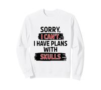 Funny Anatomy and Forensic Science Lover Skulls Joke Sweatshirt