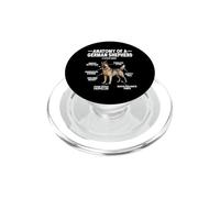 Funny Anatomy German Shepherd Dog Lovers German Shepherd Dog PopSockets PopGrip for MagSafe