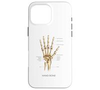 Funny Anatomy Hand Bone Human Anatomical Science Education Case for iPhone 16 Pro Max