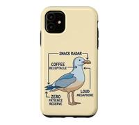 Funny Anatomy Of A Mom Seagull Parenting Humor Case for iPhone 11
