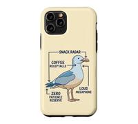 Funny Anatomy Of A Mom Seagull Parenting Humor Case for iPhone 11 Pro