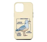 Funny Anatomy Of A Mom Seagull Parenting Humor Case for iPhone 12 Pro Max