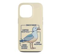 Funny Anatomy Of A Mom Seagull Parenting Humor Case for iPhone 13 Pro