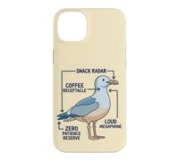 Funny Anatomy Of A Mom Seagull Parenting Humor Case for iPhone 14 Plus