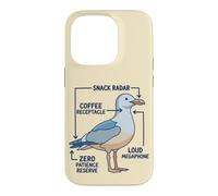 Funny Anatomy Of A Mom Seagull Parenting Humor Case for iPhone 14 Pro