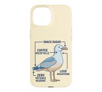 Funny Anatomy Of A Mom Seagull Parenting Humor Case for iPhone 15