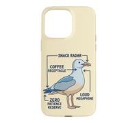 Funny Anatomy Of A Mom Seagull Parenting Humor Case for iPhone 15 Pro Max