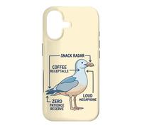 Funny Anatomy Of A Mom Seagull Parenting Humor Case for iPhone 17