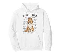 Funny Anatomy Rough Collie Dog Collie Owner Pullover Hoodie