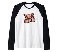Funny and Chill - Vibe Check Approved Raglan Baseball Tee