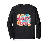 Funny and Colorful Lo-Fi Love Long Sleeve T-Shirt