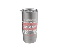 Funny and Creative I’m Thinking About Crafting Stainless Steel Insulated Tumbler