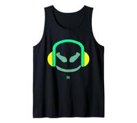 Funny and Cute SmilingFace Green Olive|Yellow Lemon Tank Top