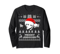 Funny Andrew President Johnson Christmas Holiday Humor Long Sleeve T-Shirt