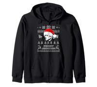 Funny Andrew President Johnson Christmas Holiday Humor Zip Hoodie