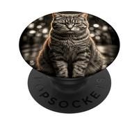 Funny Angry Cat Im Not Mad This Is Just My Face PopSockets Adhesive PopGrip