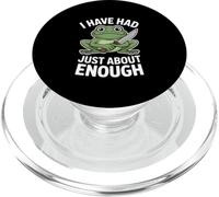 Funny Angry Frog I Have Had Just About Enough PopSockets PopGrip for MagSafe