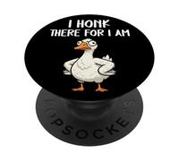 Funny Angry Goose Grumpy Bird Wings On Hips Silly Honk Humor PopSockets Adhesive PopGrip
