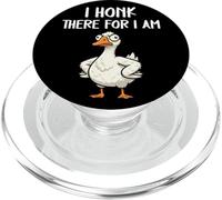 Funny Angry Goose Grumpy Bird Wings On Hips Silly Honk Humor PopSockets PopGrip for MagSafe