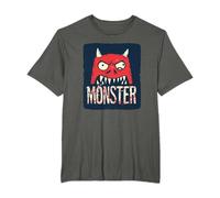 Funny angry red Monster Costume T-Shirt
