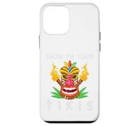 Funny Angry Tiki Show Me Your Tikis Hawaiian Case for iPhone 12 mini