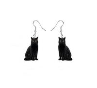 Funny Animal Acrylic Earrings Fall Cartoon Cute Resin Squirrel Pine Cone Turkey Pet Lightweight Dangle Drop Earrings for Women Autumn Festival Thanksgiving Christmas Jewelry Gifts, Acrylic, No