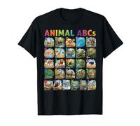 Funny Animal Alphabet A-Z ABCs Learning Letters for Kids Value Graphic T-Shirt