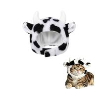 Funny Animal Dog Hat, Adjustable Cute Warm Pet Hat for 1.5-7kg Cats & Dogs | Soft Comfortable Fabric, Easy Magic Stickers, Versatile for Halloween Christmas Party