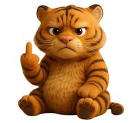 Funny Animal Doll Collection for Home and Office Decor, with Unique Poses for Gifting and Stress Relief, Cute Cartoon Design for Lighthearted Atmosphere L