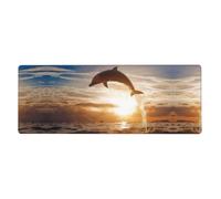 Funny Animal Dolphin Extra Large Desk Throw
