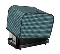 Funny Animal Dolphin Print 4-Slice Toaster Cover Dustproof Waterproof Kitchen Appliance Protector Decor