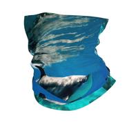 Funny Animal Dolphin Print Headband Neck Gaiter Head Wrap Headwear