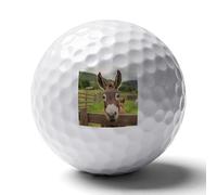 Funny Animal Donkey Personalized Golf Balls Distance Practice Ball for Indoor Outdoor