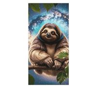 Funny Animal Galaxy Sloth Beach Towels Extra Large, Quick Dry Absorbent Multipurpose, Oversized Beach Towel, Sand Free Foldable Lightweight, Travel Towel, For Beach Pool Camping Travel Vacation, 63x31
