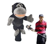 Funny Animal Golf Club Covers - Plush Driver Protector, 1pc Novelty Character Sock For 460cc Wood, Soft Padded Sleeve With Elastic Neck, Sport Gear, Cuddly Hood For Fairway, Tee And Bag Fun