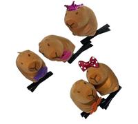Funny Animal Hair Bullet Fillock Capybara Clip Strong Safety for Birthday Party and Music Festival Hair Styling Tools