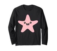 Funny Animal Ocean Minimalist Simple Starfish Long Sleeve T-Shirt
