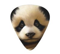 Funny-Animal-Panda 12 Pack Guitar Picks With 3 Thicknesses And Storage Box, Abs Plectrums For Electric Bass Guitar Players