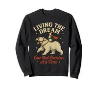 Funny Animal Penguin Polar Bear Sarcastic Relatable Gag Tees Sweatshirt